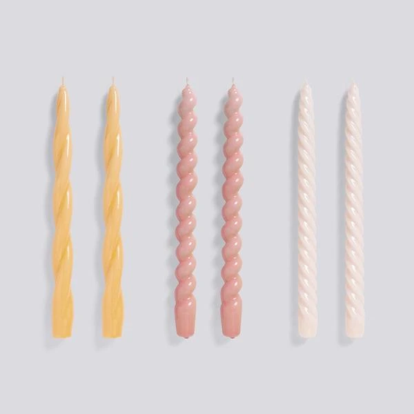 Buy π HAY Candle Long Mix 6 Pcs Dark Peach Dark Rose L Rose β 3 HAY Candle Long Mix 6 Pcs Dark Peach Dark Rose L Rose