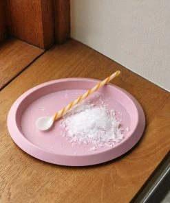 HAY Glass Spoons Spice Set De 3 Amber Light Pink And White