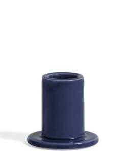 HAY Tube Candleholder S - Midnight Blue
