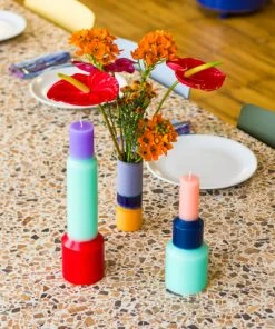 HAY Pillar Candle Medium Mint