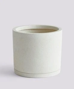 HAY - Plant Pot With Saucer Xxl - White