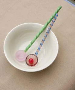 Coupon βοΈ HAY Glass Spoons Set De 2 Turquoise Light Pink π 7 HAY Glass Spoons Set De 2 Turquoise Light Pink