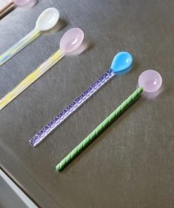 Coupon βοΈ HAY Glass Spoons Set De 2 Turquoise Light Pink π 6 HAY Glass Spoons Set De 2 Turquoise Light Pink