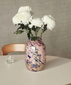 HAY Splash Vase Round - Large, Pink And Blue