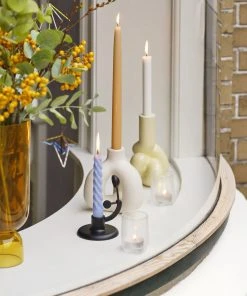 HAY W S Soft Candleholder Soft Yellow