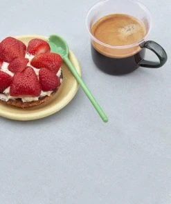 HAY Glass Spoons Mono 2 Pcs Sky Blue And Green