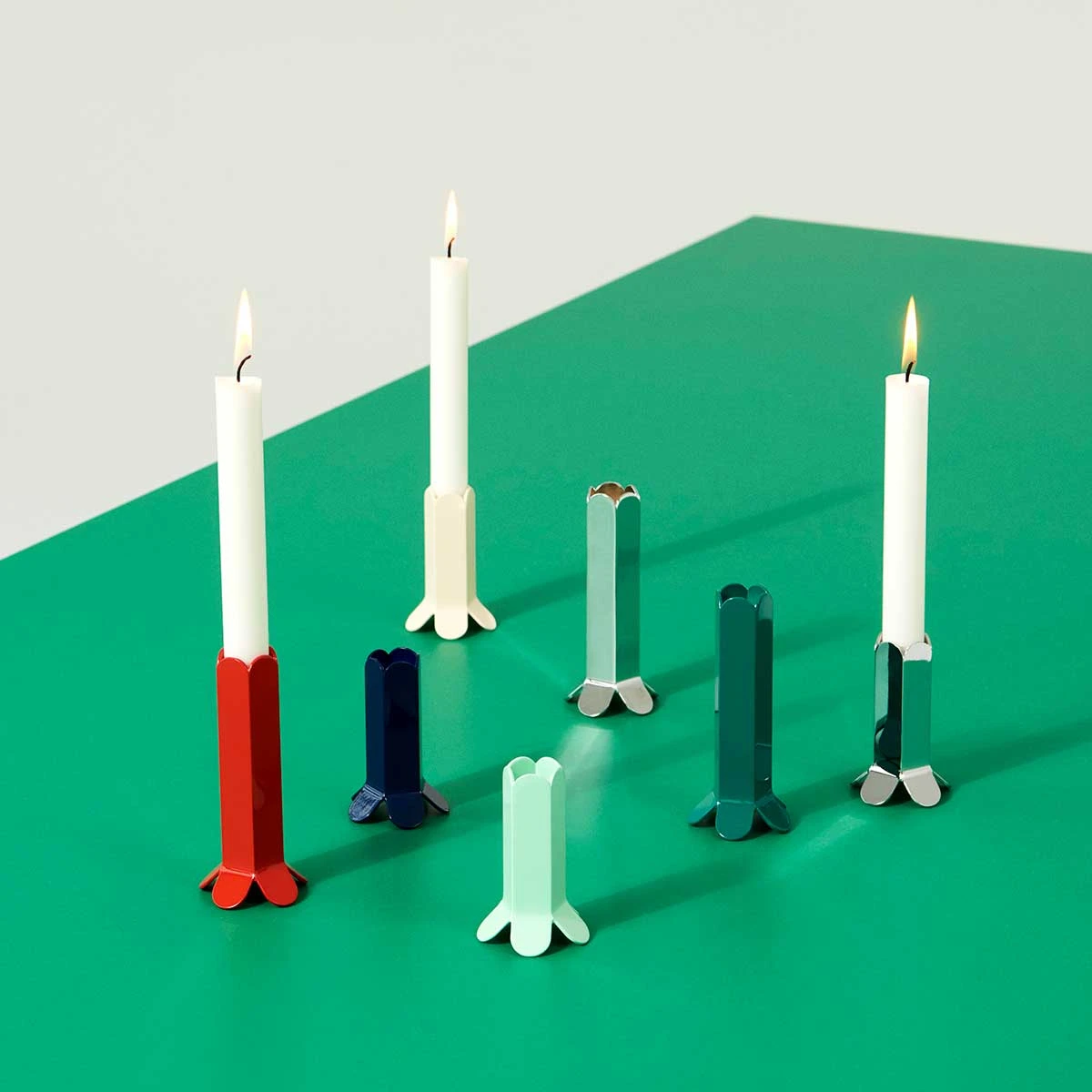 Cheapest ⨠HAY Arcs Kerzenhalter L, Red 𧨠4 HAY Arcs Kerzenhalter L, Red