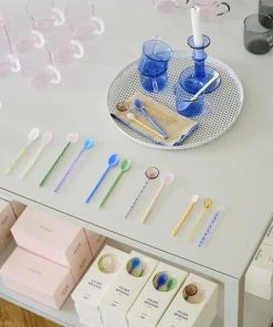 HAY Taza Pequena Borosilicate Set De 2 Azul Rosa