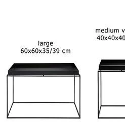 HAY Tray Bijzettafel Small Vierkant
