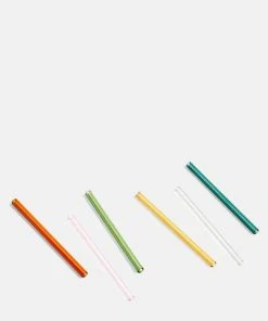 HAY Set of 6 Sip Glass Cocktail Straws