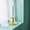 HAY Flare Candle Holder In Yellow