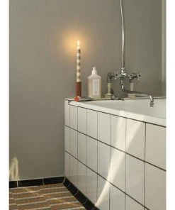 HAY Set De 4 Bougies Rayees Stripe Candle