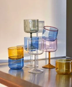 HAY Tint Weingläser Grey, 2er Set