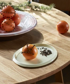 HAY Ellipse Tray Small Light Yellow