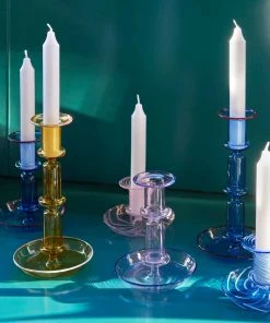 HAY Flare Kerzenhalter Medium, Light Blue