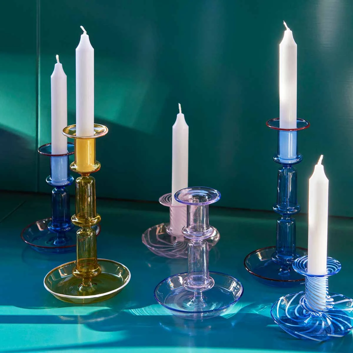 Hot Sale ✔️ HAY Flare Kerzenhalter Medium, Light Blue ✨ 4 HAY Flare Kerzenhalter Medium, Light Blue