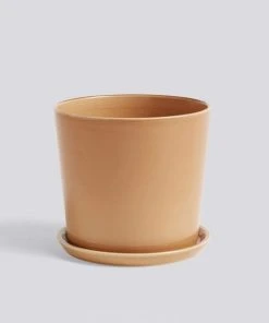 HAY Botanical Large Plant Pot Caramel