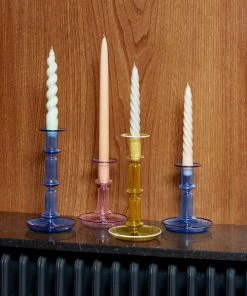 HAY Velas Twist Set De 6 Citrus, Light Caramel, Tangerine