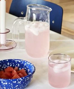 HAY Set of 2 300ml Pink Tint Tumblers
