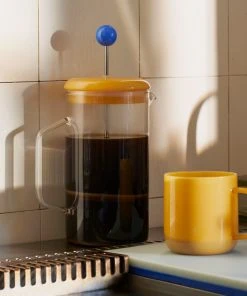HAY French Press Brewer 1L Clear-Yellow