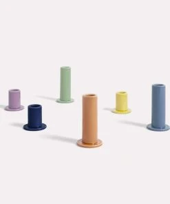 HAY Tube Candle Holder M Peach