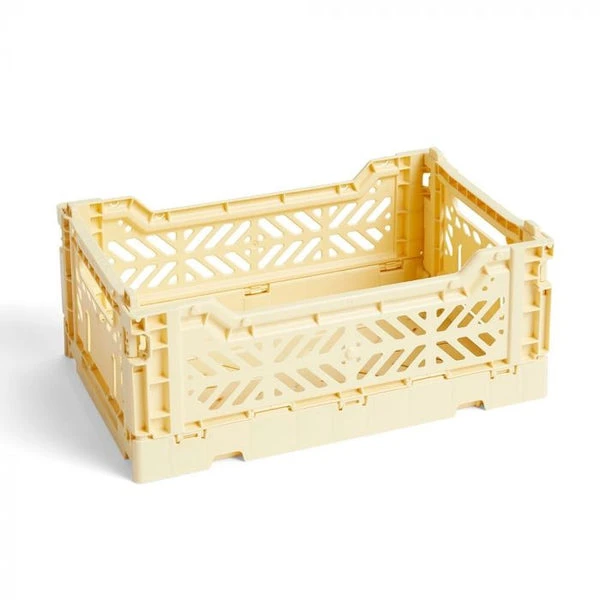 Outlet βοΈ HAY Colour Crate - Light Yellow π€© 3 HAY Colour Crate - Light Yellow