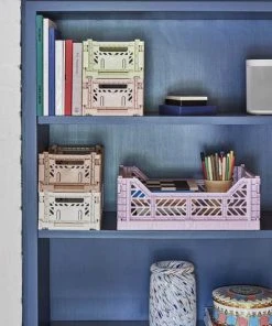 HAY Medium Coloured Crate In Lavender