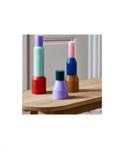 HAY Small Lavender Pillar Candle