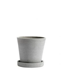 HAY Macetero Flowerpot M Grey