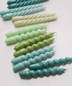 Discount 🎉 HAY Candle Twist Artic, Teal and Pink Set of 6 ✔️ 5 HAY Candle Twist Artic, Teal and Pink Set of 6