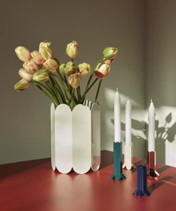 Hot Sale ❤️ HAY Vase Arcs White ⭐ 7 HAY Vase Arcs White