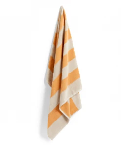 HAY 150 X 100cm Warm Yellow Frotté Stripe Bath Towel
