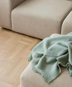 HAY Plaid En Laine Mono Vert Pale