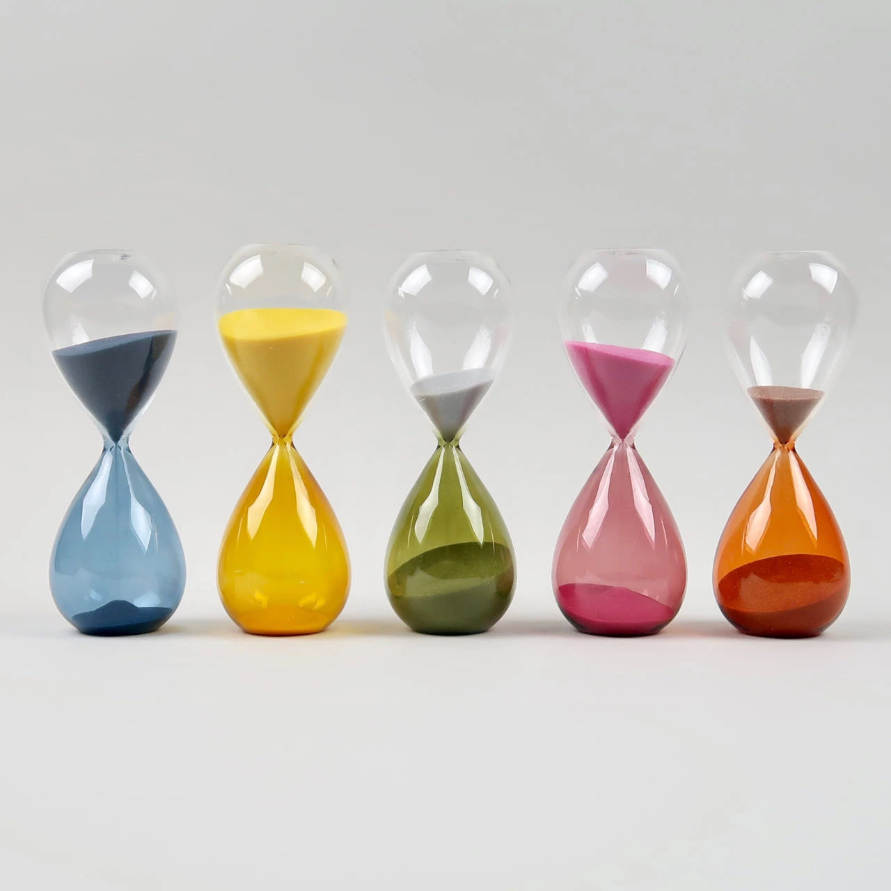 Cheap ⭐ HAY Glass Sand Timer - Medium - Pink ✔️ 8 HAY Glass Sand Timer - Medium - Pink