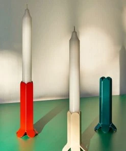 HAY Arcs Candleholder L Green