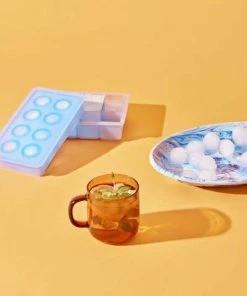 HAY Light Blue Round Ice Cube Tray