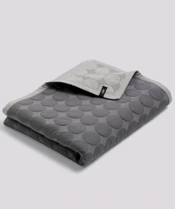 HAY Mega Dot Dark Grey Bedspread
