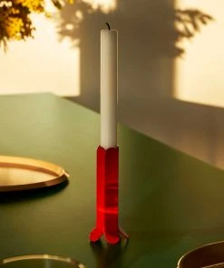 HAY Arcs Kerzenhalter L, Red