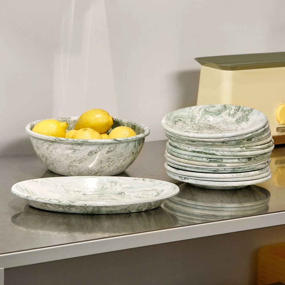 Wholesale π HAY Soft Ice Oval Serving Dish Green π 4 HAY Soft Ice Oval Serving Dish Green