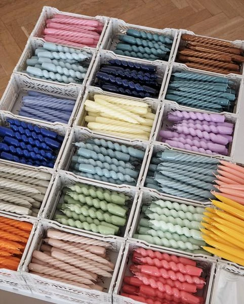 Cheapest π₯ HAY Spiral Kaarsen Set Van 6 Dark Rose Dark Peach Rose β¨ 4 HAY Spiral Kaarsen Set Van 6 Dark Rose Dark Peach Rose