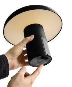 HAY Soft Black Pao Portable Lamp