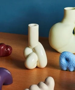 HAY Soft Candleholder - Yellow