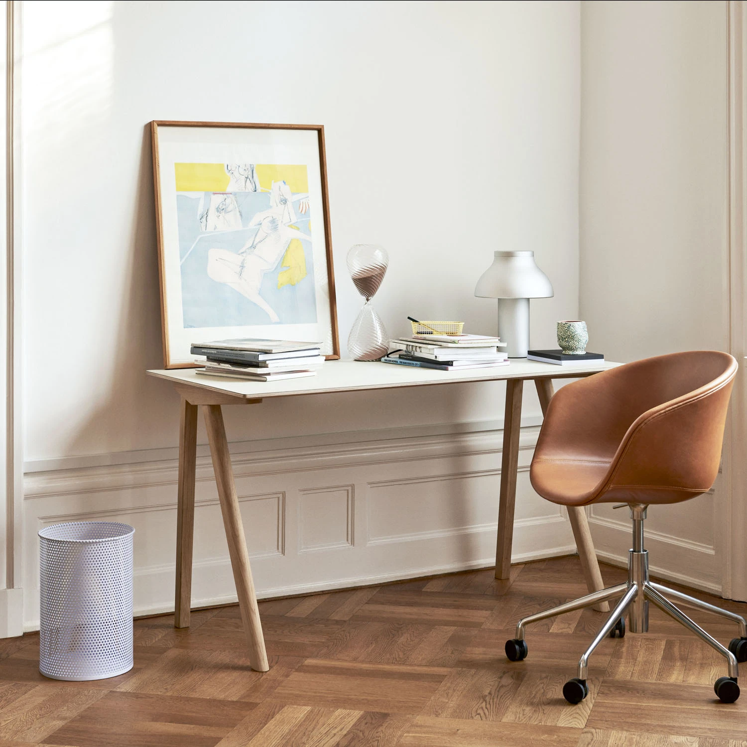 Cheap ⭐ HAY Lavender Perforated Bin - Medium ✨ 4 HAY Lavender Perforated Bin - Medium