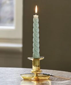 HAY Yellow Flare Candleholder - Small