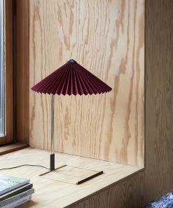 HAY Matin Table Lamp Brass 300 Oxide Red