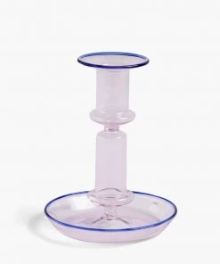 HAY Flare Candleholder - Medium Pink