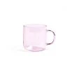 HAY Taza de vidrio Borosilicate Mug Pink
