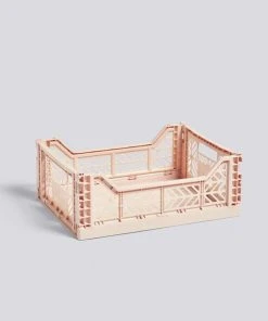 HAY Medium Soft Pink Crate