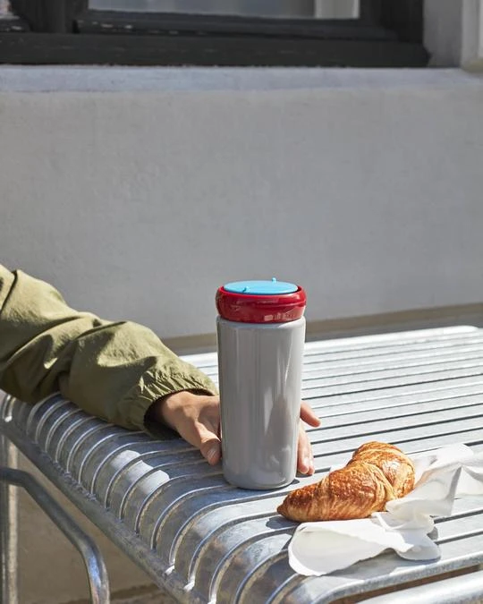 Best Pirce π HAY Vaso Portátil Travel Cup 0.35l Grey β¨ 4 HAY Vaso Portátil Travel Cup 0.35l Grey