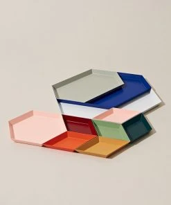 Promo π₯° HAY Dark Green Steel Kaleido M Tray π 5 HAY Dark Green Steel Kaleido M Tray